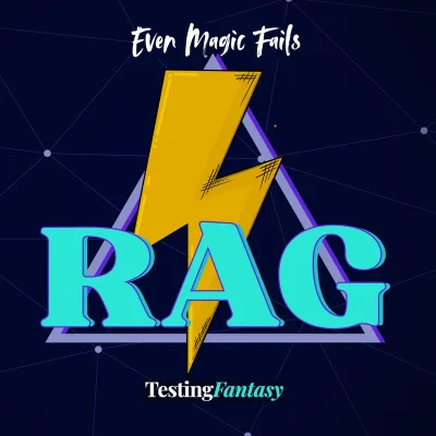 Quest artwork: Testus Patronus, a lightning bolt over the letters RAG